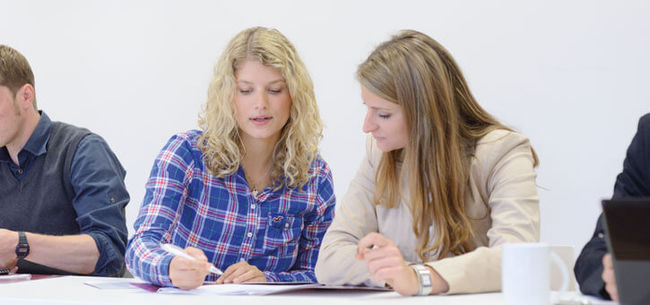 Stetiger Austausch unter den Studierenden
