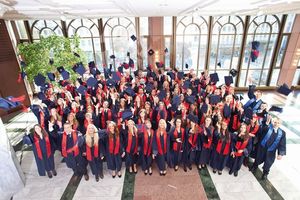 Hutwurf bei der akademischen Feier 