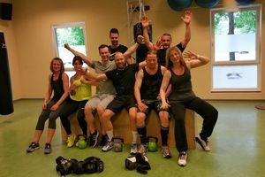 Gute Stimmung bei der Fitnesstrainer-Ausbildung