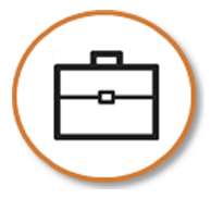 Ein symbolischer Aktenkoffer ist zu sehen