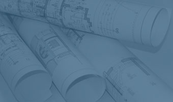 Zusammengerollte Baupläne