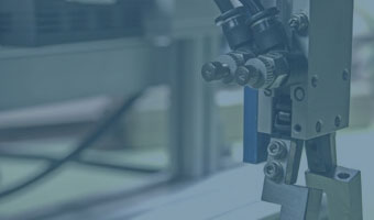 Ein Ausschnitt einer Maschine.